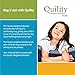 Quility Premium Kids Weighted Blanket & Removable Cover | 7 lbs | 41