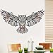 CQI 31× 18 Inches Colorful Owl Removable Home Decal Vinyl Wall Sticker Art Decor DIY Decoration