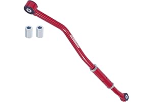 maXpeedingrods 2-6" Front Track Bar for Dodge Ram 2500 3500 2003-2013, Adjustable Track Rod + Upgraded Poly Bush, Red