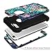 Hocase for iPhone 6s Case/iPhone 6 Case, Shockproof Heavy Duty Soft Silicone Rubber Bumper+Hard Plastic Hybrid Protective Case for iPhone 6s/iPhone 6 (4.7-inch Display) - Mandala in Galaxy