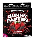 Edible Crotchless Gummy Panty - Strawberry