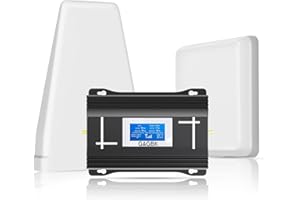 GAGBK Cell Signal Booster on Band 2/4/5/12/13/17/25/66 for 4G LTE 5G 3G Cell Phone Signal Booster Cell Phone Booster Cellphone Signal Booster Cellular Booster Extender Up to 5500sqft for All U.S. Carriers