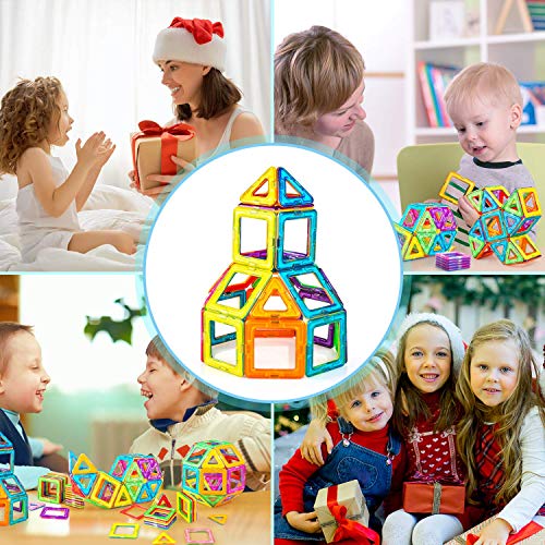 image for BrightyBright Magnetic Blocks Building Toys - Intelligent 3D STEM Educ