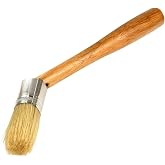 Steelman Euro Lube Angled Applicator Brush with Stiff Bristles for Paste-Style Tire Mounting Lubricants, Angled to Fit Between The Tire Bead and Rim (96517)