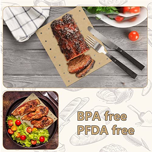 120 Pieces Unbleached Air Fryer Parchment Paper Liners 9x11 Nonstick