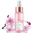 AKARY Sakura Face Fluid Essence Moisturizing Skin Shining Cherry Blossom Hyaluronic Acid Serum Essence Shrink Pores Tightening Skin Face Solution (30ml)