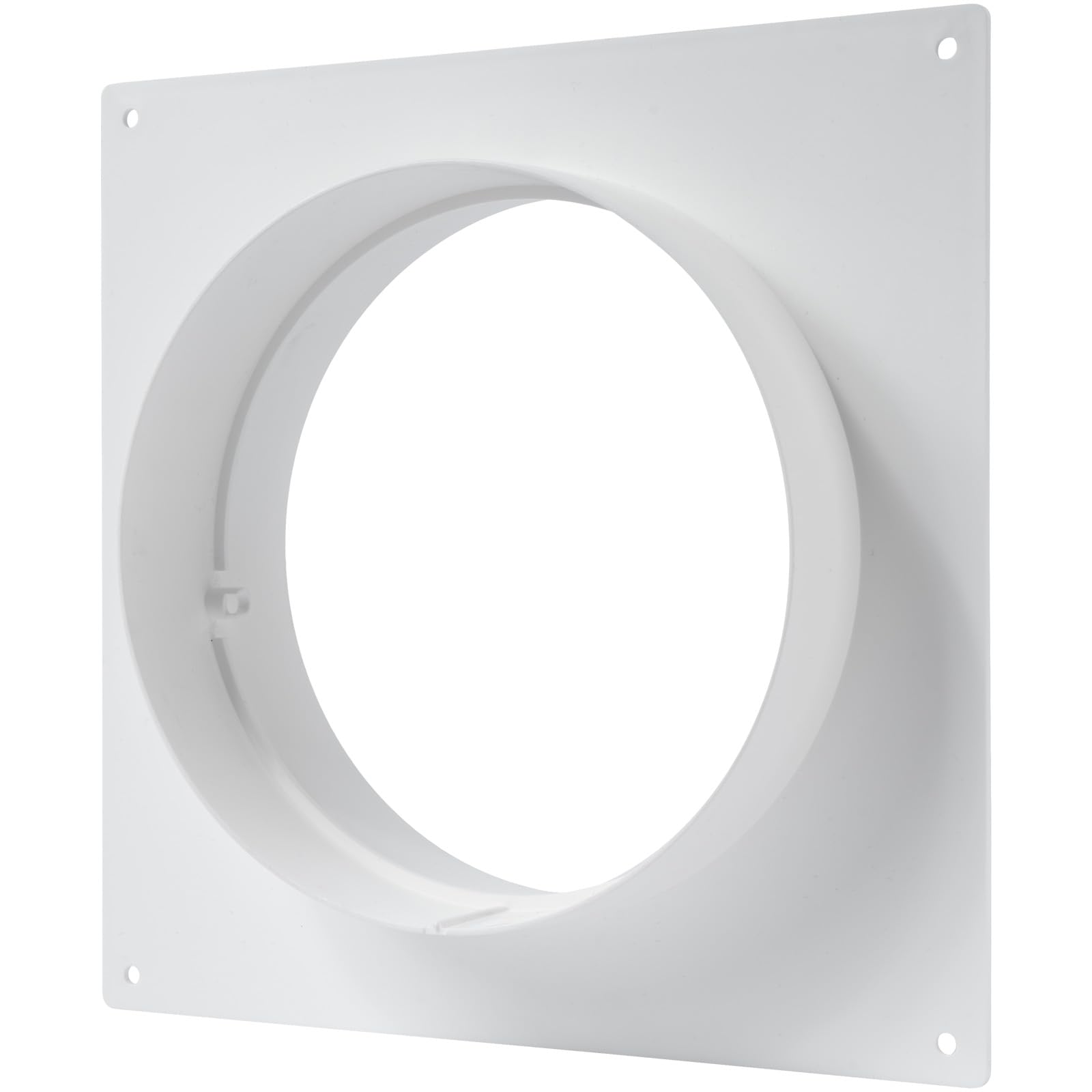 Vent Systems 150mm Air Vent Duct Connector Flange - Plastic Ventilation Pipe - Ducting Connector for Round Flexible or Straight Pipes, Cooling Heating Ventilation System HVAC