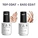 Soak Off Gel Nail Polish - Y&S Top Coat and Base Coat UV Gel Soak off Nail Polish 8ml