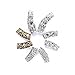 K-Musculo Braid Beads Braid Decorations 12 Pieces Dreadlocks Jewelry Dreadlocks Beads 6 Style Beard Braid Rings DIY Tibetan Style Silver Beads