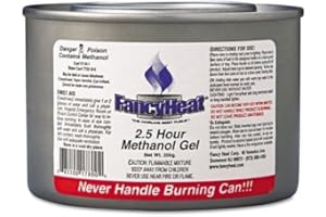 Sterno Fancy Heat Methanol Gel Cooking Fuel (4ct) by Methanal Gas
