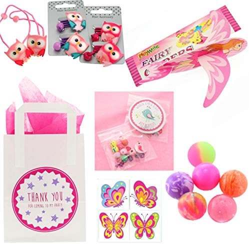 The Curious Caterpillar Girls Party Bags - Ready To Fill Paper Party Bag (Sophie)