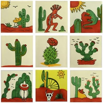 Southwest Mexican Talavera Tile Collection