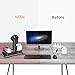 SHARKSBox 10W Fast Wireless Charger Stand, Charging Station Compatible Apple Watch Aluminum 3 in 1 Charging Dock Compatible Apple Watch Series 3/2/1, AirPods, iPhone X/Xs/Xs Max/8/8 Plus-Black