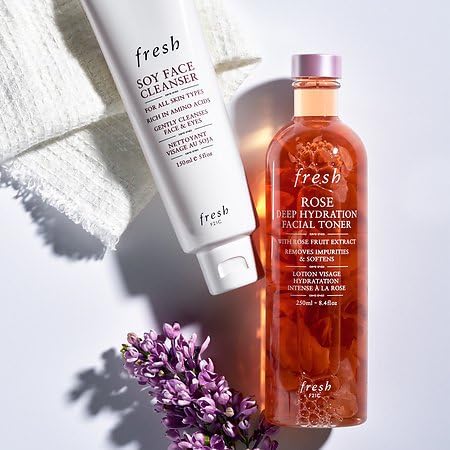 fresh rose deep hydration facial toner 250ml