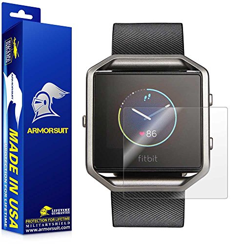 ArmorSuit[2 Pack] MilitaryShield Screen Protector for Fitbit Blaze - [Max Coverage] Anti-Bubble HD Clear Film
