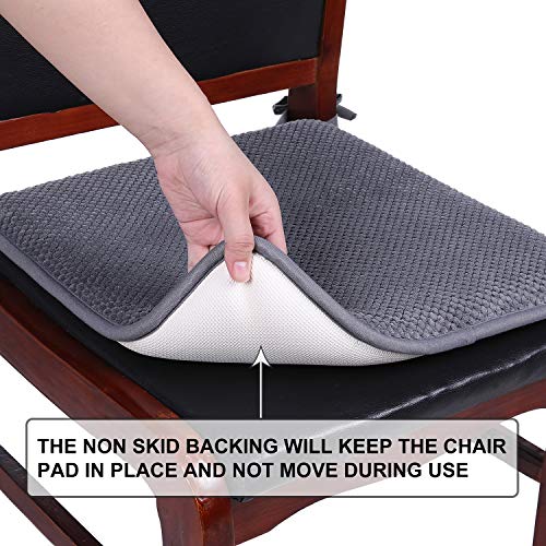 homing Chair Cushions for Dining Rooms Memory Foam Non Slip Seat Pads