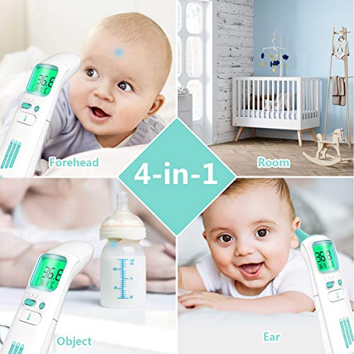 [Upgraded Version] Wohlman Medical Thermometer For Fever, Ear And