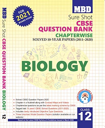 MBD Sure Shot CBSE Class 12 Biology Chapterwise Question Bank