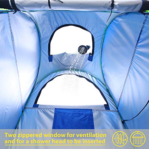 Pop Up Camping Shower Tent, Sportneer Portable Dressing Changing Room Privacy Shelter Tents for