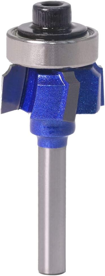 Yakamoz 4 Teeth R2 Round-Over Router Bit Corner Rounding Curved Edge