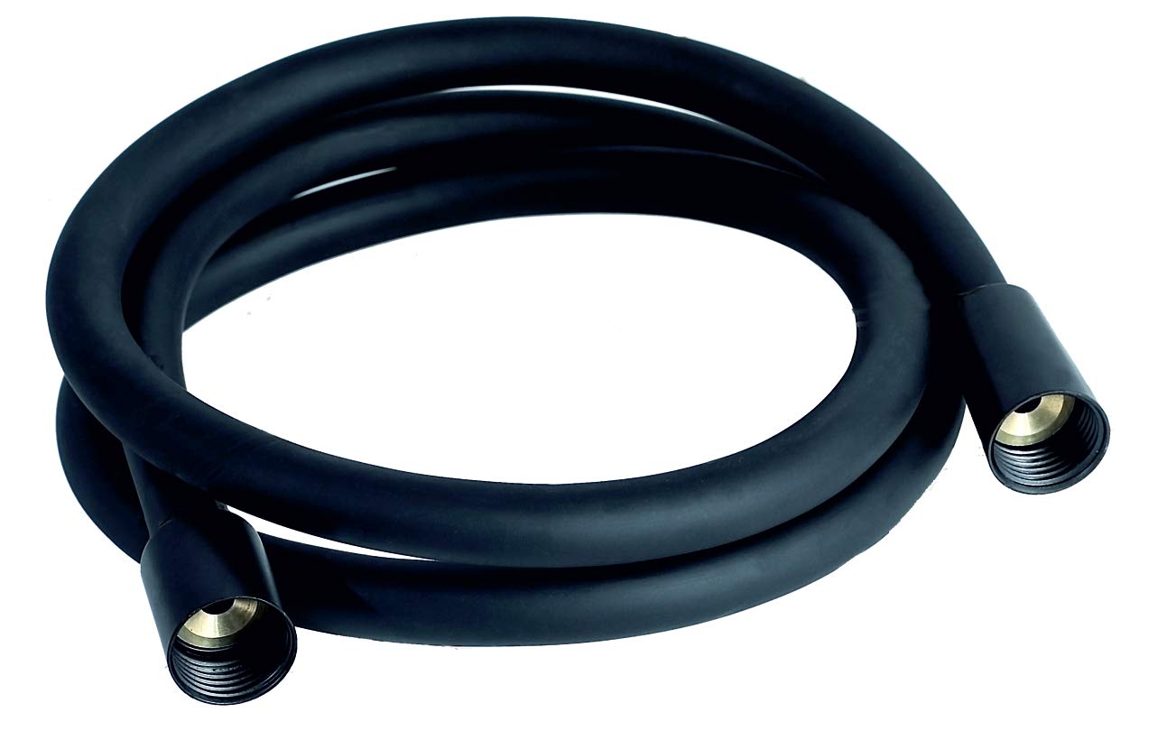 RN PVC HIGH QUALITY SHOWER HOSE BLACK COLOR_6260B_ (1.5mtr) Amazon