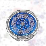 Buytra Fahsion Cosmetic Compact Magnifying Travel Handbag Pocket MakeUp Mirror