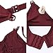 Sayceli Womens Seamless Nursing Bras Wirefree Maternity Bralette For Breastfeeding Color Red Size L
