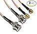 Omall (TM) 2PCS 39-inch SMA male to BNC Male Adapter Connector RF coaxial Pigtail cable