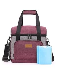 Lifewit Bolsa térmica aislante de 24 latas grande