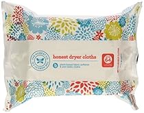 The Honest Company - Fabric Softening and Anti-Static Dryer Cloths - 32 Reusable Cloths