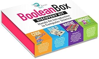 Boolean Box | A STEM Educational Computer Kit, Teaches Coding and Electronics, Includes Scratch, Minecraft, and Python | Build a computer and electronic circuits, code and animate | For girls 8 and up