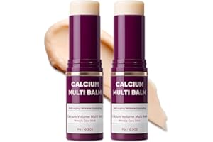 ANOKIA Cemenrete Calcium Multi Balm, Calcium Volume Multi Balm, Wrinkle Core Stick, Anti-Aging & Firming Korean Skincare Stick for Eyes, Neck, Face (2PCS, 0.3 Fl Oz)