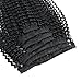 Sassina Real Thick Clip in Human Hair Extensions Kinky Curly Style 3B 3C Natural Color For African Americans Afro Kinky Curly Clip on 7Pcs-lot 120Grams-set, KC 14 Inch