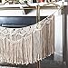 Wovenly Big Macrame Wall Hanging - 15W x 35L Large Wall Tapestry Bohemian - Hippie or Boho Decor for Dorm or Apartment - Home Wall Decorations for Living Room - Macrame Curtain Woven Wall Hangings