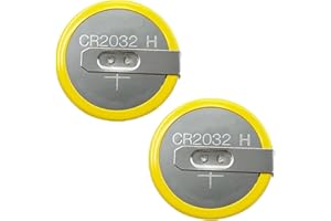 QULONG (2-Pack CR2032H 3V 240mAh Non-Rechargeable Lithium Battery