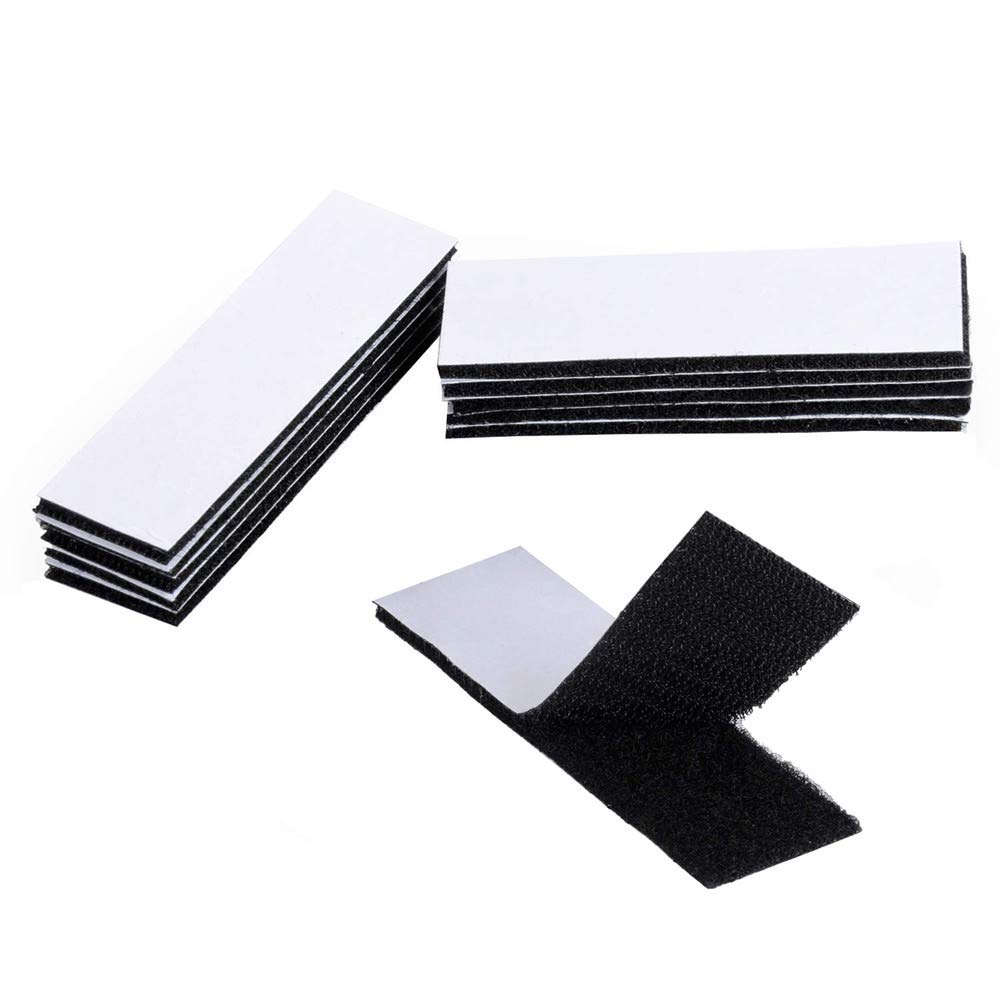 Thepbro 両面テープ付き 強力 ベルクロ 防水タイプ 面ファスナー 3cm × 10cm オスメスセット 家庭用 12枚商品画像