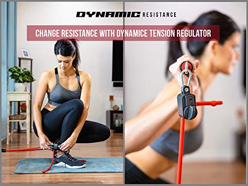 INTENT-SPORTS-Portable-Home-Gym--Dynamic-Total-Body-Workout-Package-with-Resistance-Bands-Collapsible-Bar-Straps-Handles--Strength-Training-for-Home-Travel-Exercise-Videos-Patent-Pending