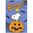 Flagology.com, PEANUTS® Boo Snoopy and Woodstock Halloween – House Flag 28" x 40", Outdoor Flag, Exclusive Premium Fabric, Officially Licensed PEANUTS®, Halloween