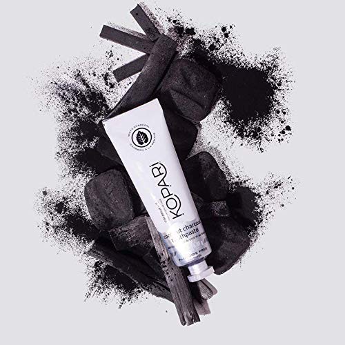 Kopari Coconut Charcoal Toothpaste Activated Charcoal and Organic Coconut Oil Natural Whitening