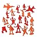 TimMee Galaxy Laser Team Space Figures: Red vs Orange 50pc Set - Made in USA