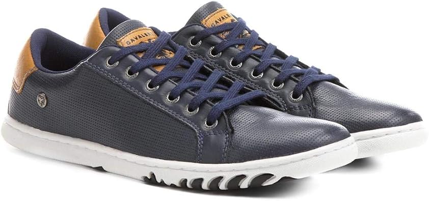 sapatênis couro cavalera marcos masculino