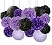 Purple and Black Graduation Decorations 2024 Graduation Party Decorations Halloween Decorations Vampirina Party Decorations Black Purple Party Decorations Vampire Party Decor Bridal Shower Decorations