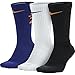 Nike Dri-Fit Fly V4 Crew 3-Pack Multicolor MD (Men's Shoe 6-8, Women's Shoe 6-10)