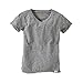 Burt's Bees Baby baby boys T-shirt, Short Sleeve V-neck Crewneck Tees, 100% Organic Cotton infant and toddler t shirts, Heather Grey V-neck, 18 Months US