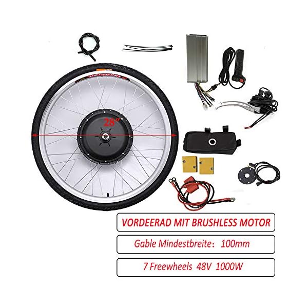 kit bicicletta elettrica 24 1000w 48v