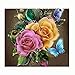 Fabal Crafts Diamond Embroidery Diy Full Diamond Painting Kit for Square Drill Rhinestone Pasted Room Decoration (H)