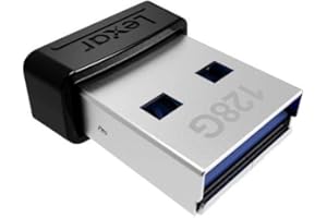 Lexar 128GB JumpDrive S47 USB 3.1 Flash Drive for Storage Expansion and Backup, Up To 250MB/s Read, Compact Plug-n-Stay, Black (LJDS47-128ABBKNA)