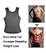 NINGMI Neoprene Slimming Vest Sweat Sauna Suits Gym Mens Weight Loss Shapewear,Gray black,X-Large