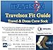 Travelsox The Best Dress and Travel Crew Compression Socks TSC