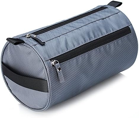 Travel Toiletries Kits Essentials Bag Shaving Dopp Kit Travel Packing Organizers for Toiletries Gray
